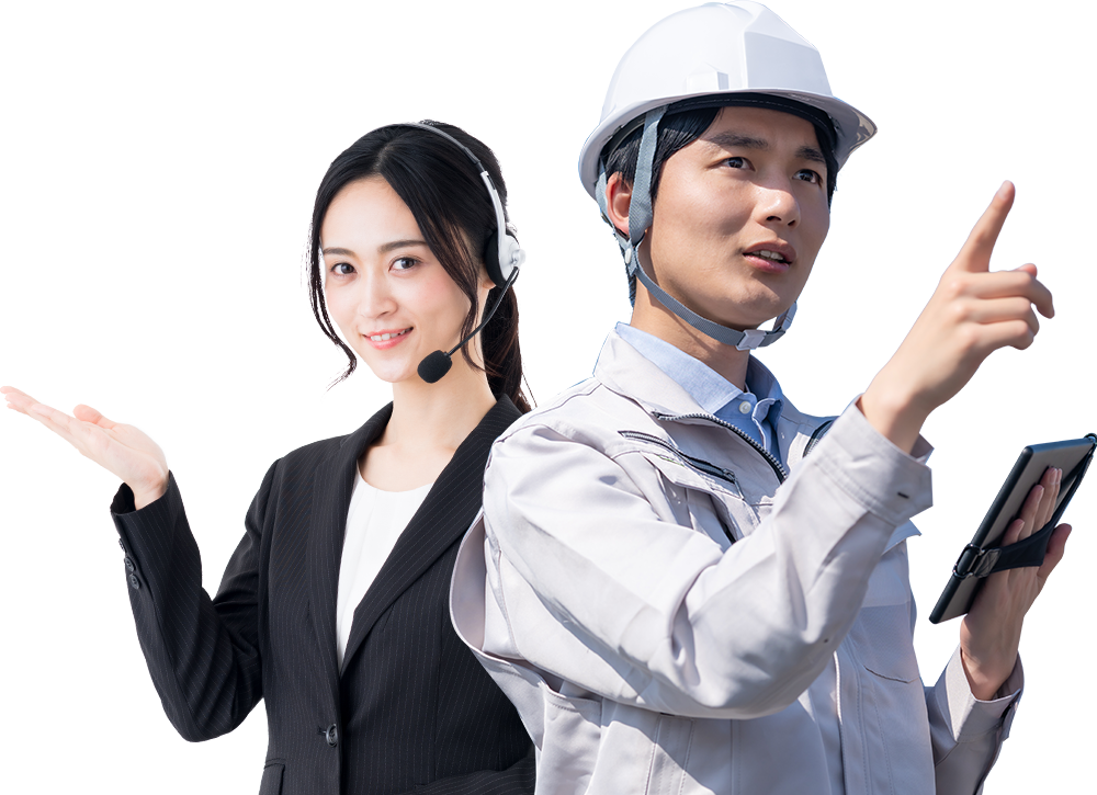 トータルソリューションの作業をしている人の画像
