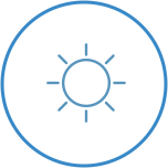 太陽光発電のアイコン