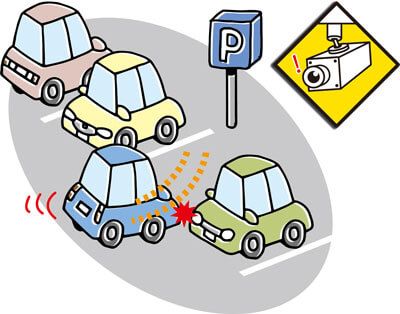 駐車場に防犯カメラを設置する効果やメリット、でんきの窓口の画像